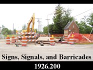 Signs, Signals, and Barricades for Construction Power point. Easy to use and fully editable PowerPoint Program. Having an in house program provides the employer with greater flexibility and saves money. PowerPoint 